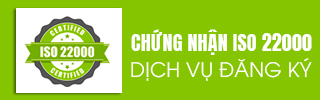 chứng nhận tiêu chuẩn ATTP ISO 22000:2018
