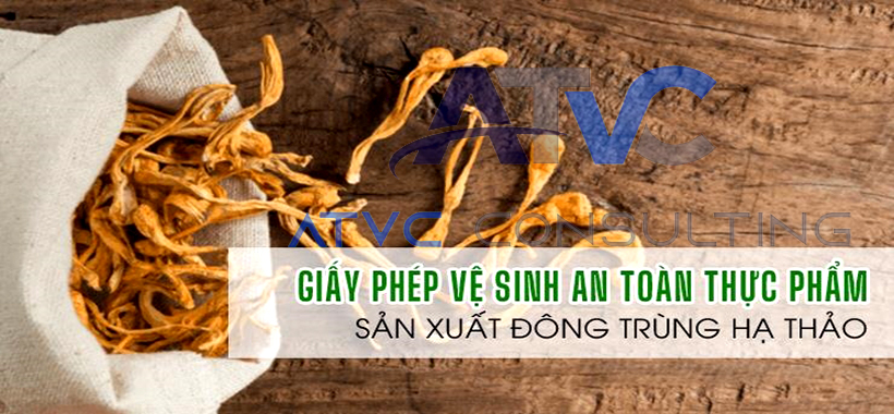 ATTP-Dịch vụ giấy phép an toàn thực phẩm sản xuất đông trùng hạ thảo, mấm linh chi
