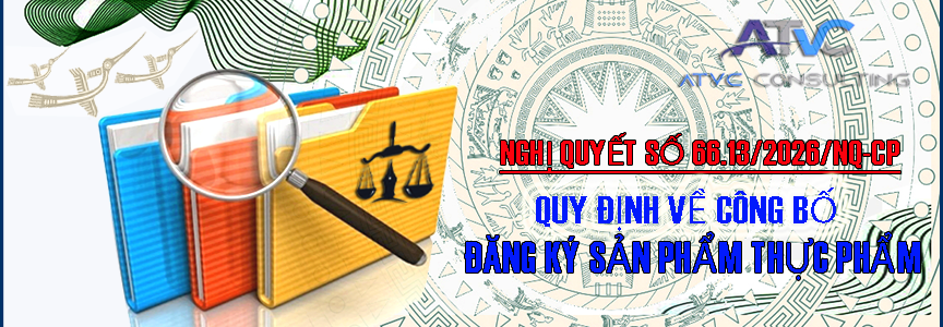 Nghị quyết số 66.13/2026/NQ-CP của Chính phủ .Quy định về công bố, đăng ký sản phẩm thực phẩm