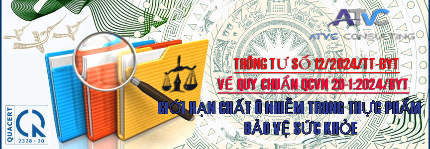 Thông tư 12/2024/TT-BYT về Quy chuẩn QCVN 20-1:2024/BYT về giới hạn các chất ô nhiễm trong thực phẩm bảo vệ sức khỏe